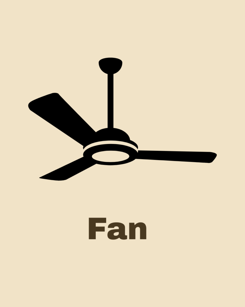 “Used ceiling fan in good condition – affordable appliance”
