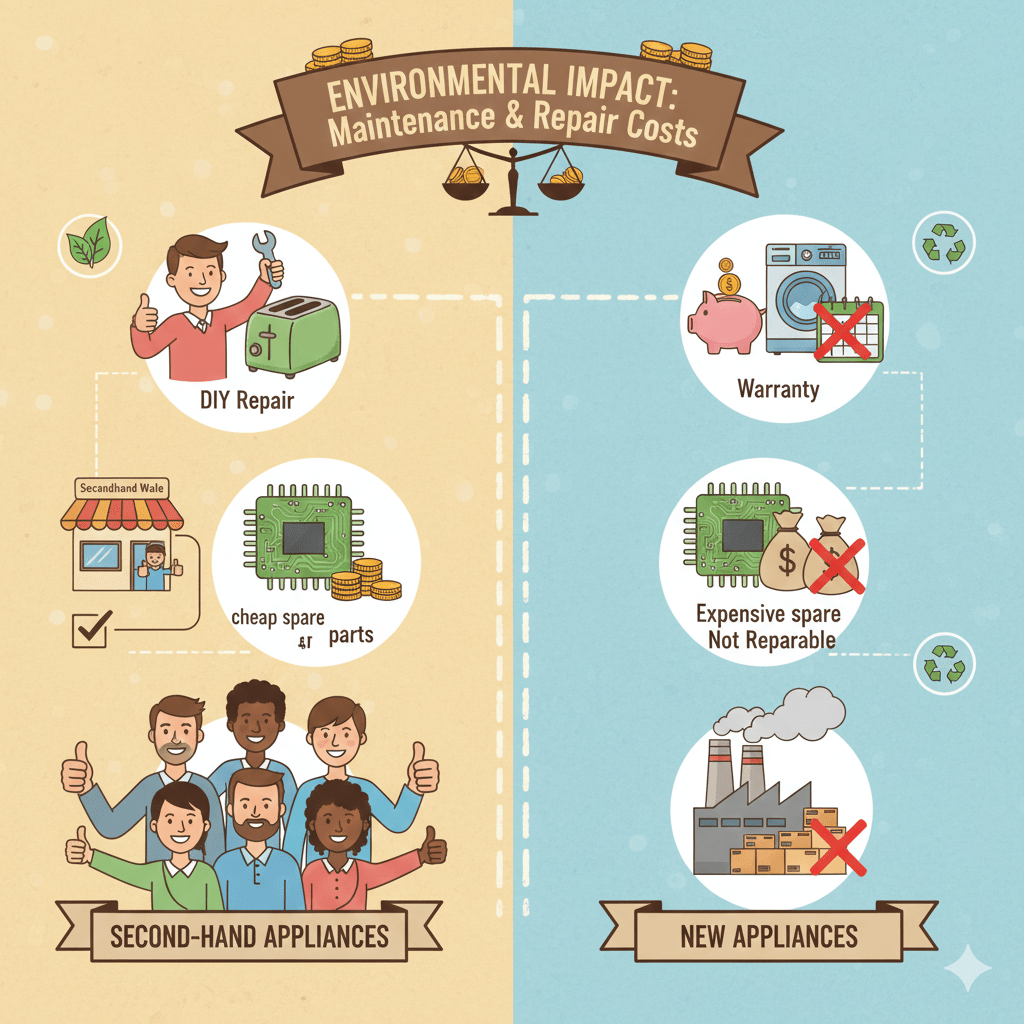 Second-Hand vs New Appliances cost